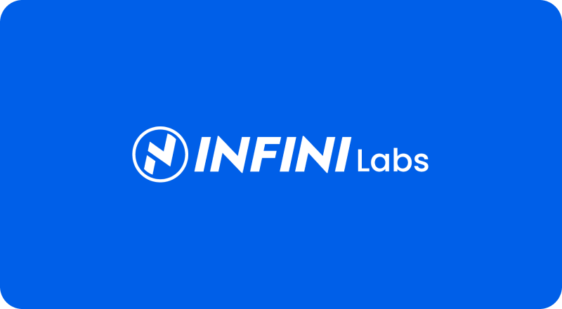 INFINI Labs logo on blue