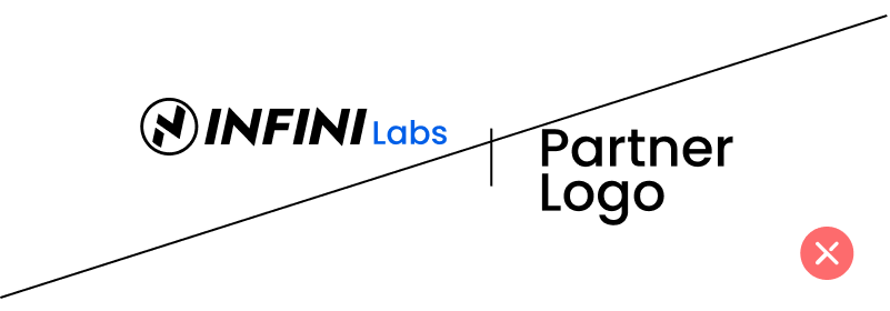 Do NOT place partner logos arbitrarily